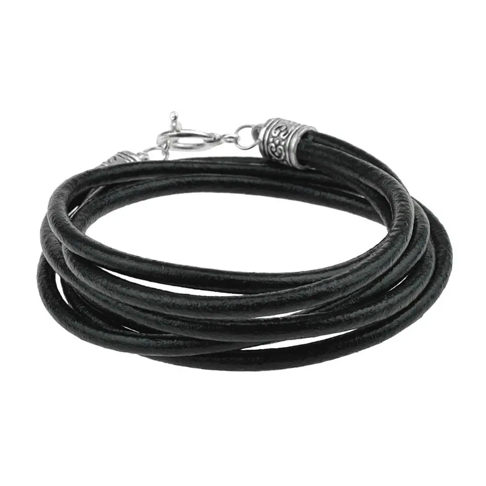 Многослойный браслет из воловьей кожи в стиле панк для мужчин и женщин 2018 крутой