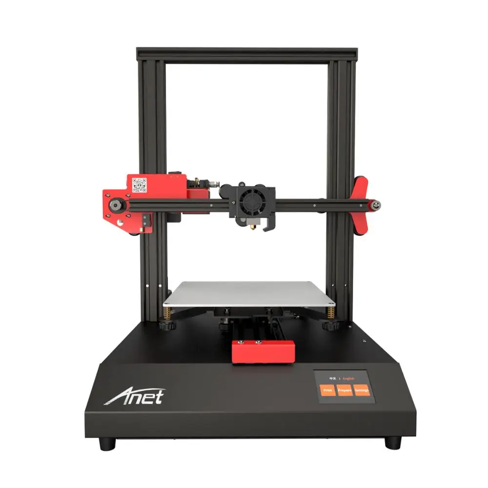 Anet 3d принтер ET4 Модернизированный закаленное стекло горячее настольное Impresora