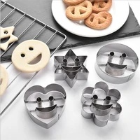 cookie cutter stainless steel baking mold steamed potato fondant cake mold fruit and vegetable bread cutter baking tools