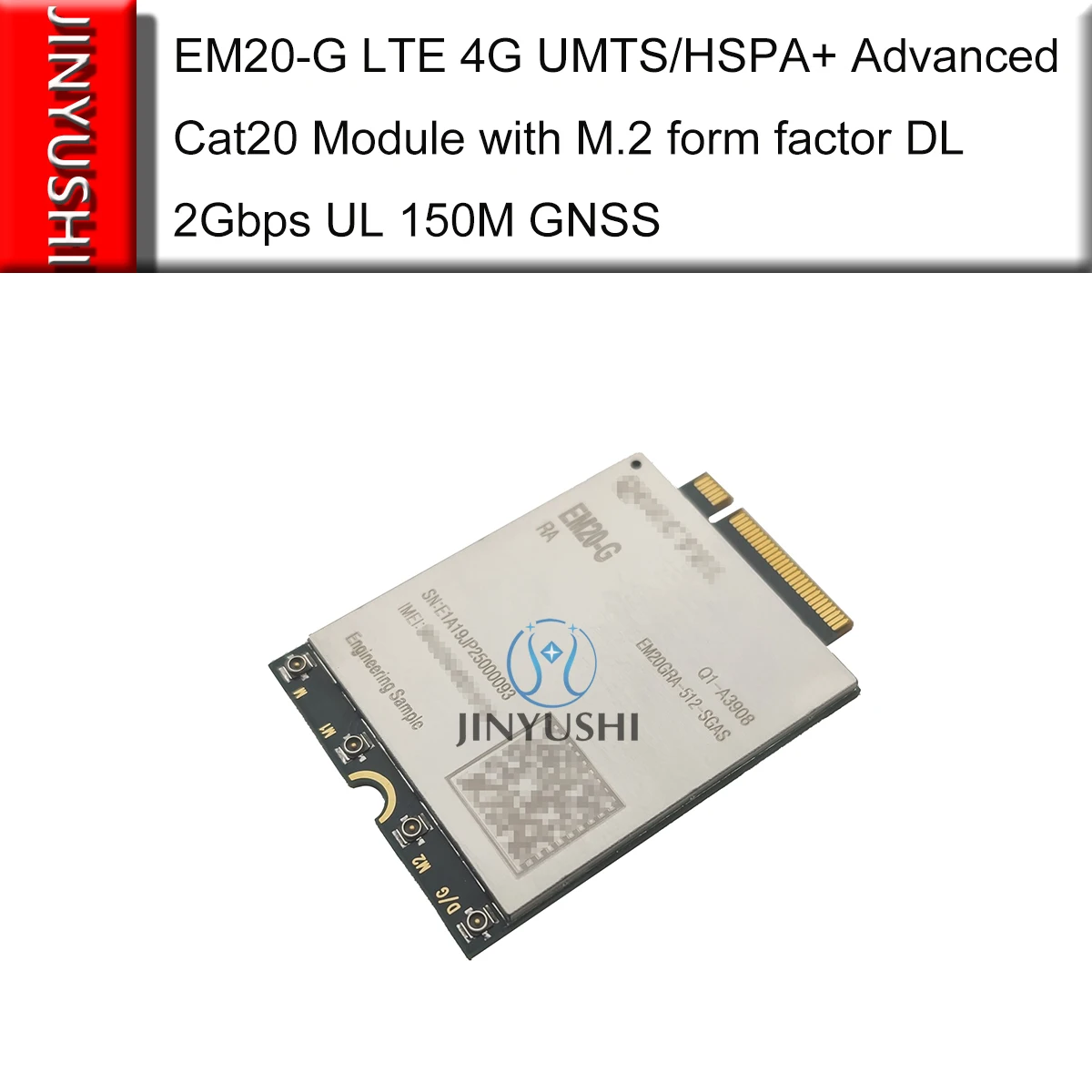 EM20 EM20-G LTE 4G UMTS/HSPA+ расширенный Cat20 модуль с M.2 форм-фактор DL 2 Гбит/с UL 150 м GNSS Новинка и