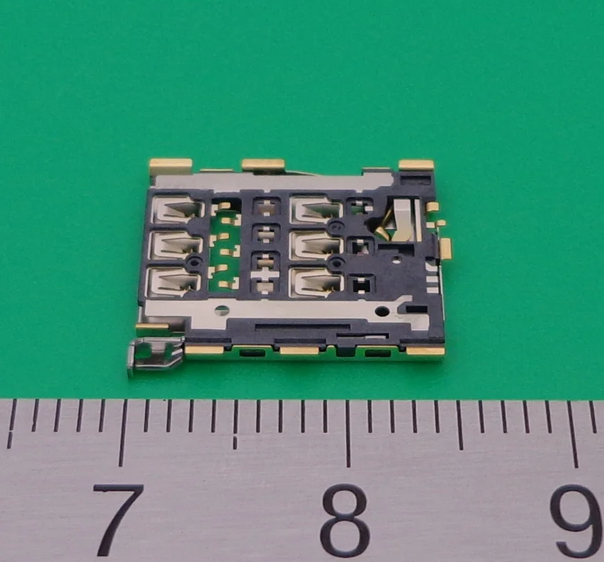 10 шт./лот 100% новый держатель лотка для sim карты слот Разъем считывателя разъема