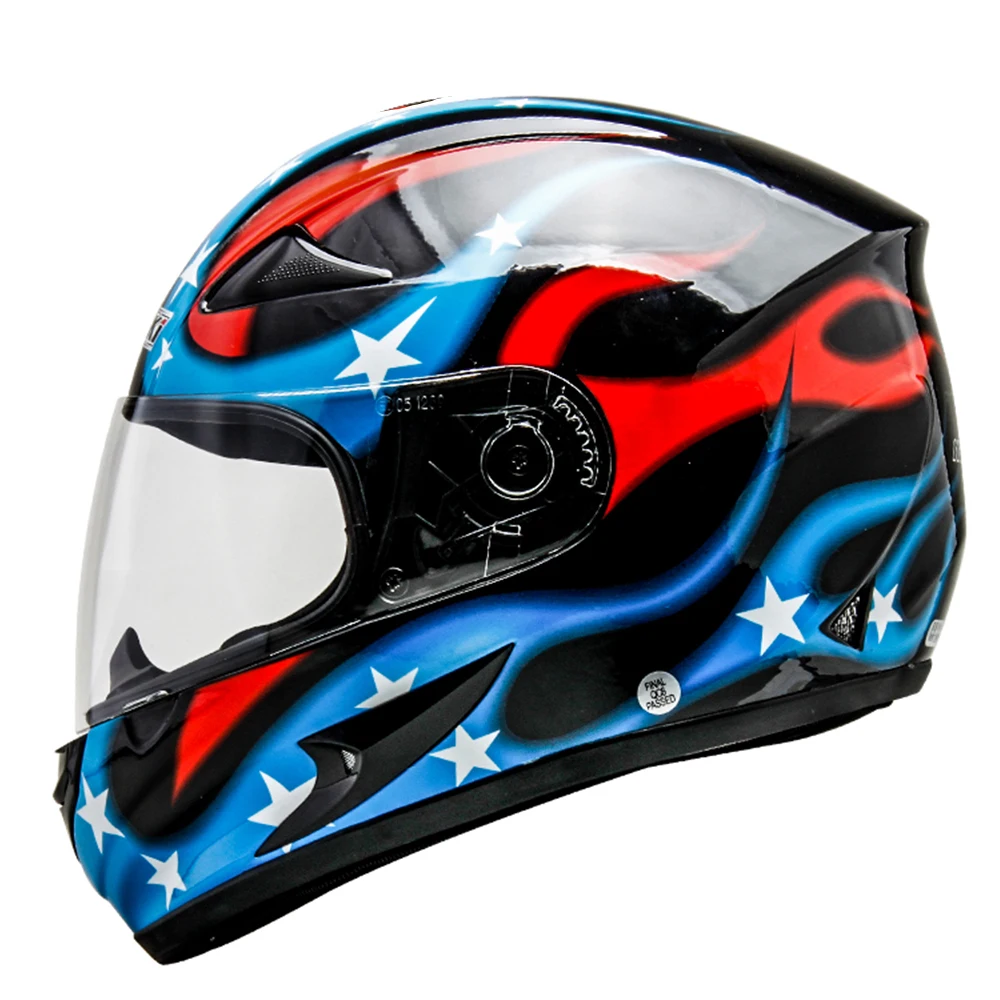 

Мотоциклетный шлем NENKI, шлем на все лицо, матовый, черный