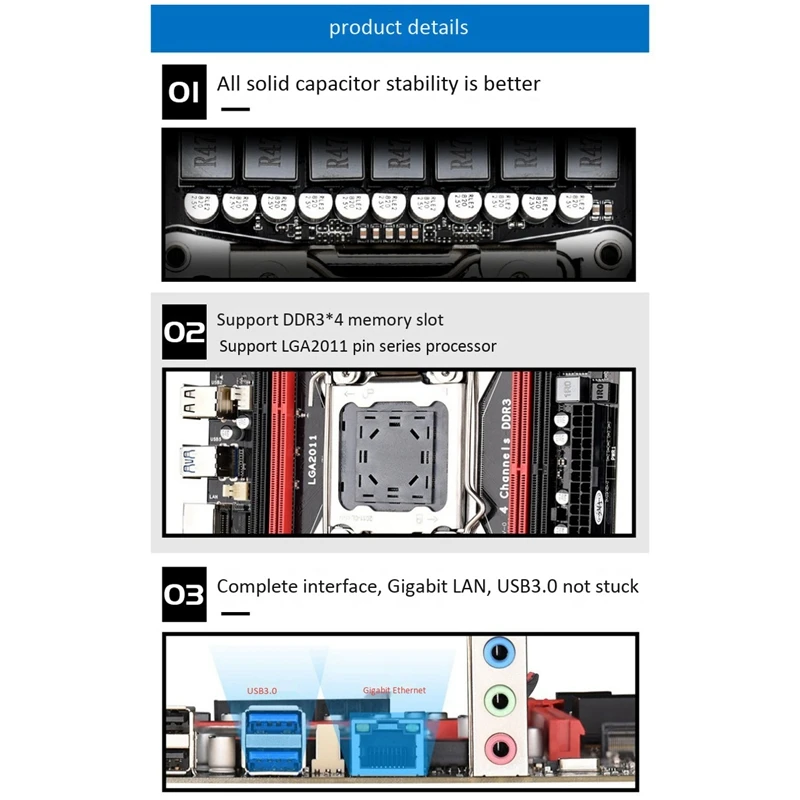 X79M-S LGA 2011-V2 двухканальная материнская плата DDR3 64G RAM M.2 NVME SATA III USB 3 0 для Xeon V2 E5 CPU |