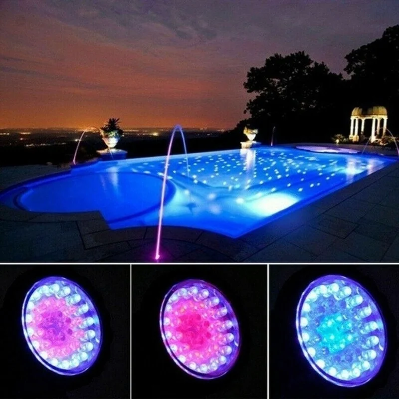 4 светильник s RGB светодиодный подводный Точечный для аквариума аквариумный