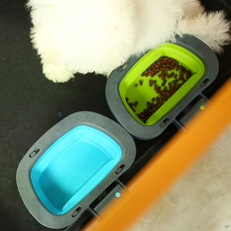 Новинка Универсальная Портативная Складная маленькая миска для домашних