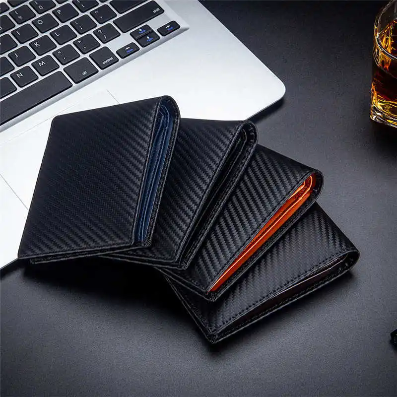

Fiber Man Wallet Style Leather Men's Wallet License Microfiber Bank