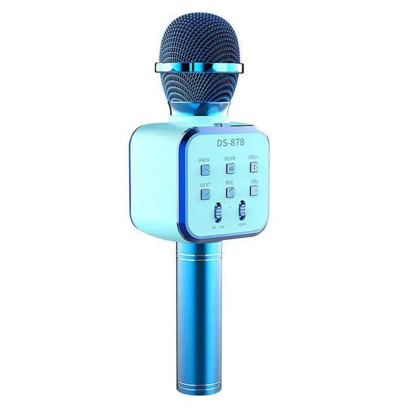 Новый беспроводной Bluetooth-микрофон DS878 K-трек встроенный звук Hi-Fi-динамик для iPhone