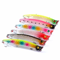1 pcs top popper bait 110mm13 2g topwater walker water surface hard artificial lures for bass pike fishing