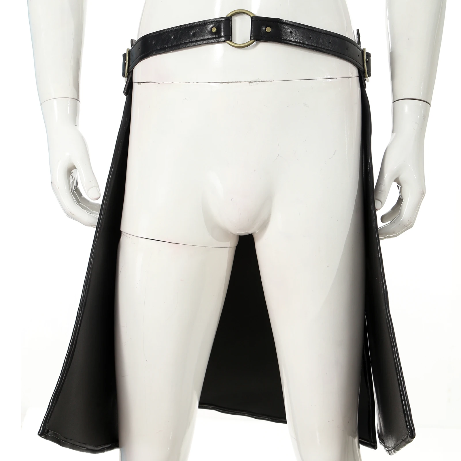 Женский ремень с баской кожаный пояс для юбки из искусственной кожи классический