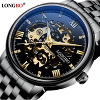 longbo automatic watch for men mechanical wristwatches stainless steel watch strap relogio masculino watches mens 2021 luxury