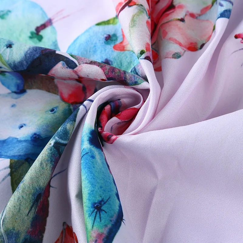 92x70 см ретро элегантный кактус печать Гобелен Мандала настенный хиппи гобелен