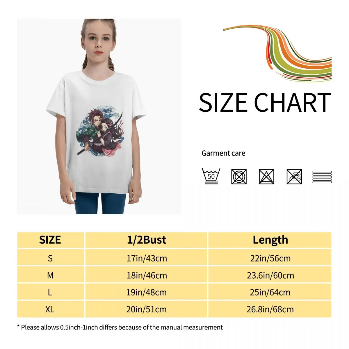 

Anime Fans Tomioka Giyuu 45 Child Tee Version to good build Short sleeveRound neck T-shirt