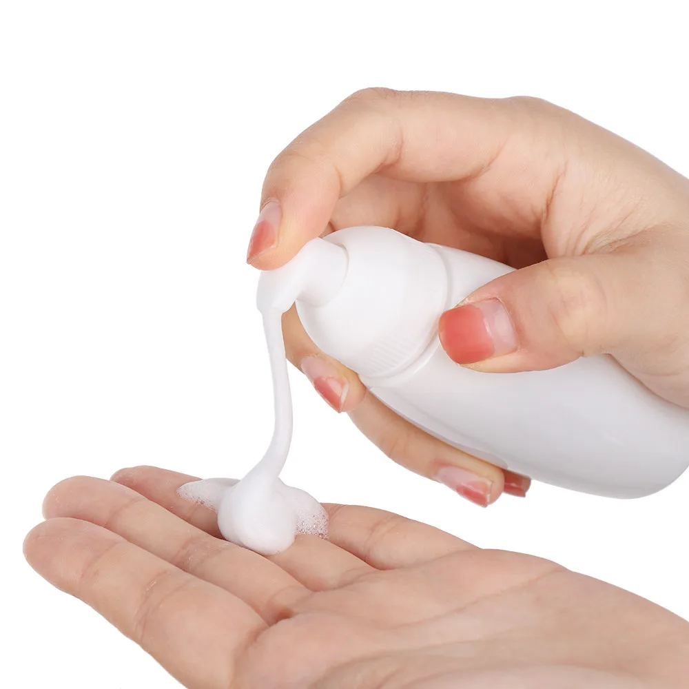 

100/120/150/200ml Foaming Pump Bottle Plastic Empty Hand Soap Dispenser Mousse Points Bottling Shampoo Lotion Bulk Wholesale