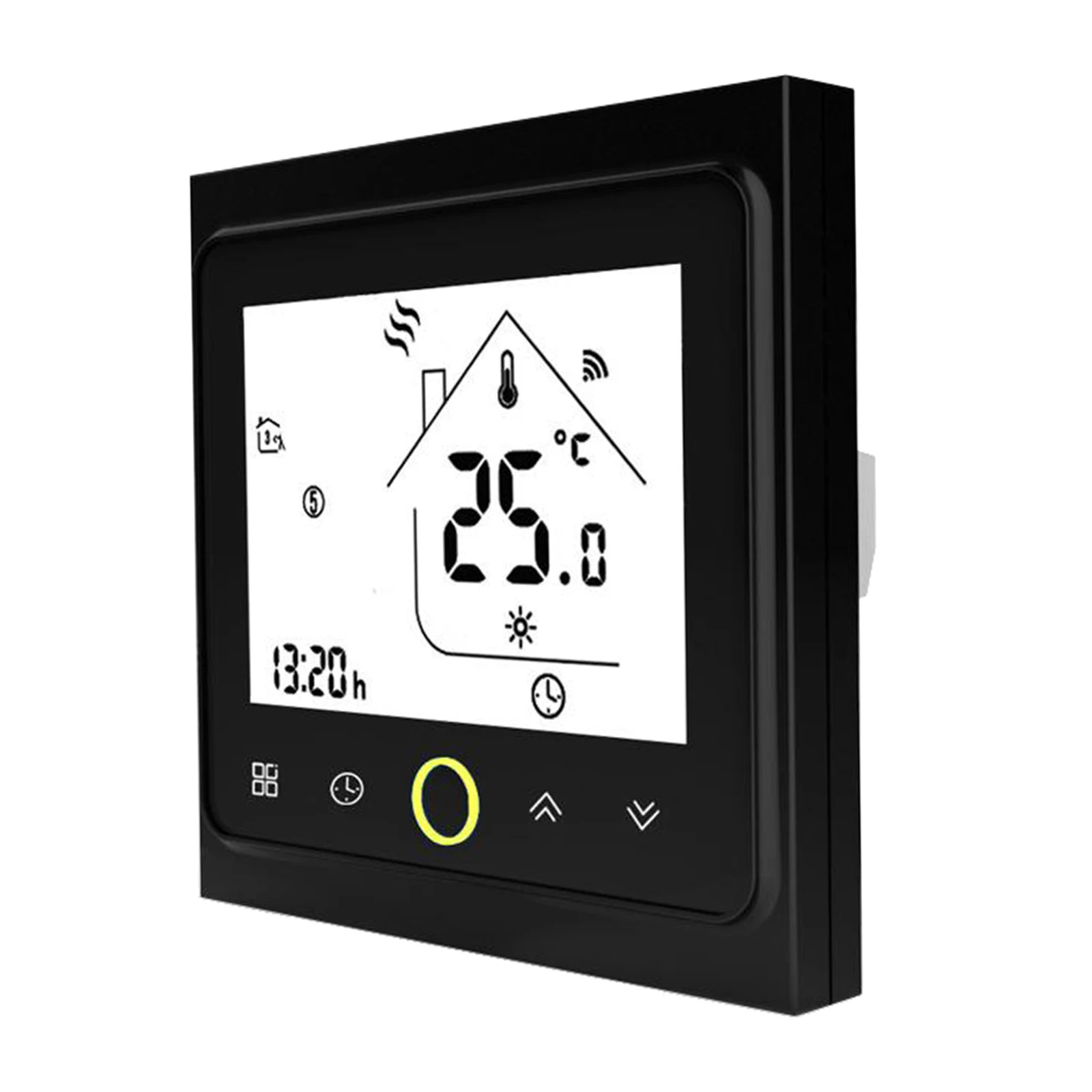 

Multi-functional WiFi Smart Thermostat Water Gas Temperature Controller LCD Screen Black