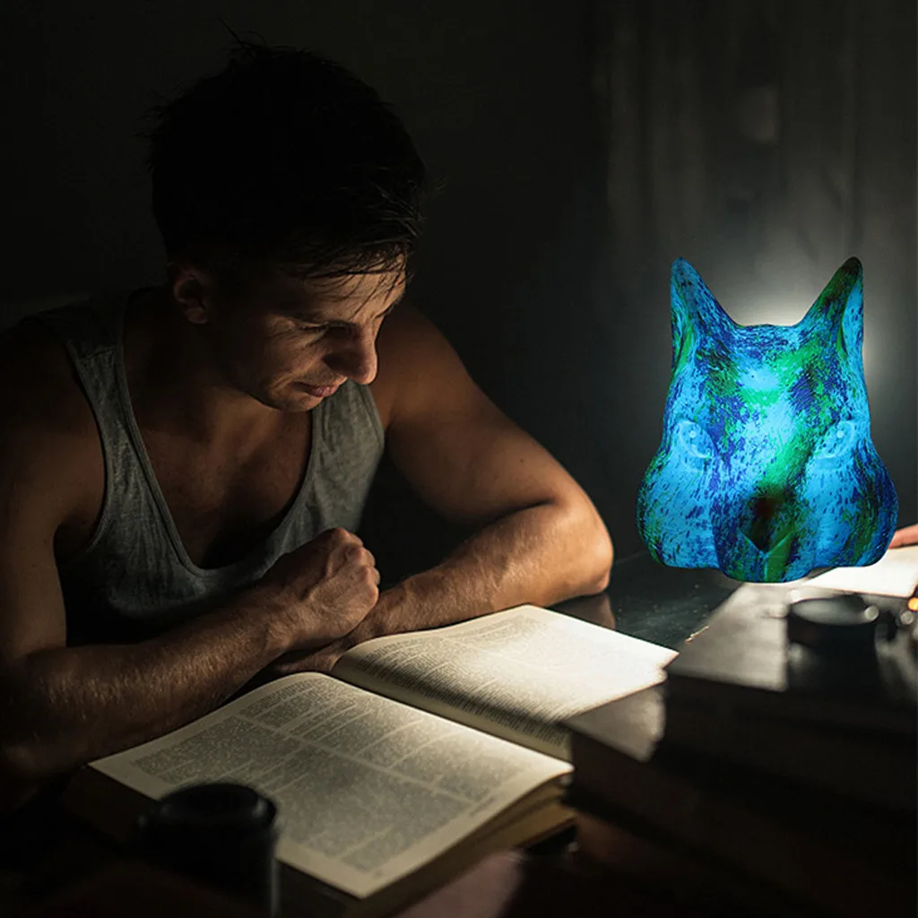 3D принт Ночной светильник светодиодный Домашний Настольный s спальня гостиная