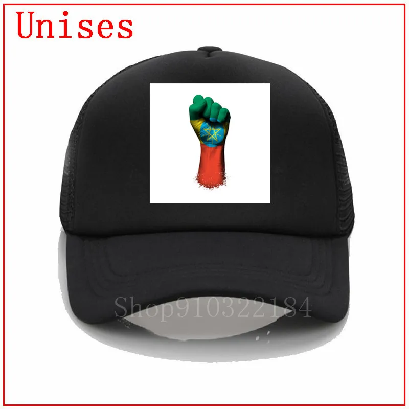 Флаг Эфиопии на поднятом сдавленном Кулаке креативный продукт популярный спрос