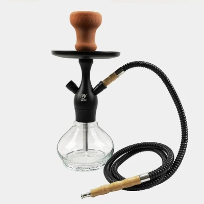 

Mini Aluminum Alloy Shisha Set Chicha Complete Set Smoking Series Accessories Ceramic Shisha Bowl Hose Stove Party Bar