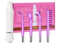 high frequency purple facial machine for hair face electrotherapy wand argon treatment acne remover inflammation skin care f68