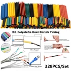 328 шт., полиолефиновые термоусадочные трубки для проводов