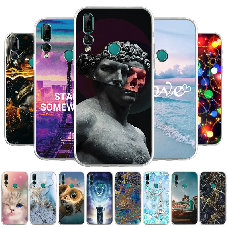 Чехол для телефона с милым котом Huawei P Smart Z Y9 Prime 2019 Honor 9X Global Edition чехол