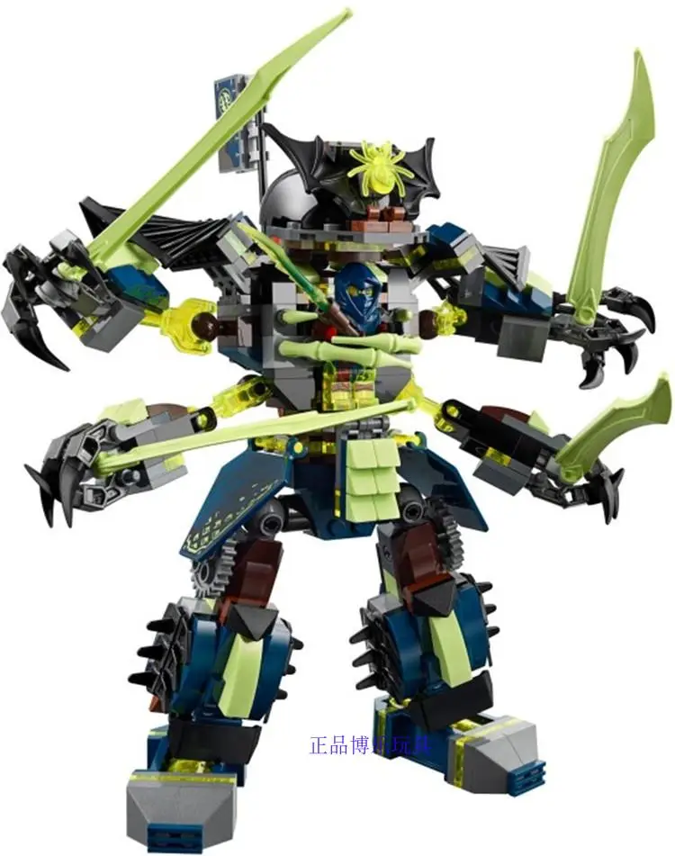 757 шт строительные блоки кирпичи 10399 Совместимые модели Legoinglys Ninjagoes Titan Mech Battle