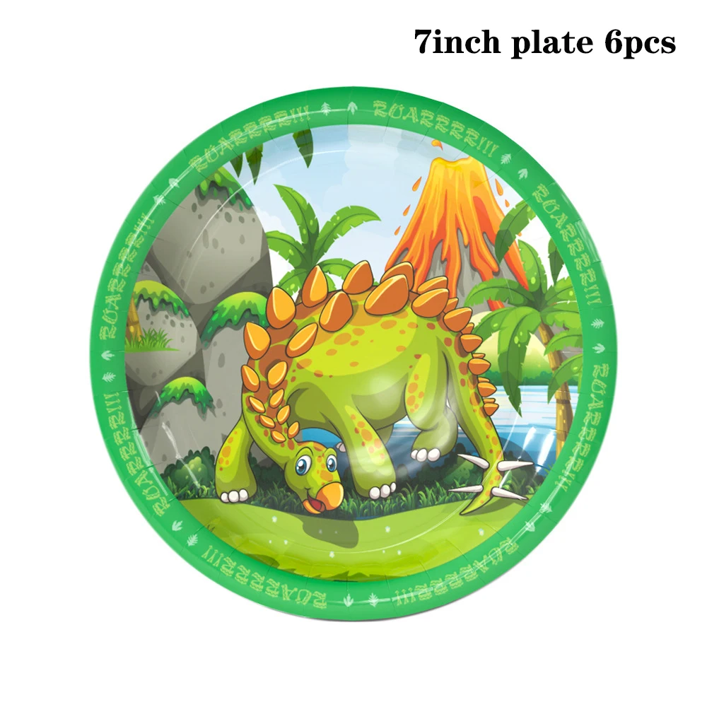 Игр тема джунгли вечерние бумага с динозаврами кружки тарелки салфетки baby shower