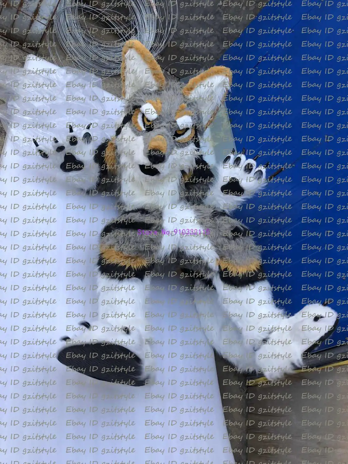 Полный комплект на заказ реальное фото Серый Волк Хаски собака костюм лиса