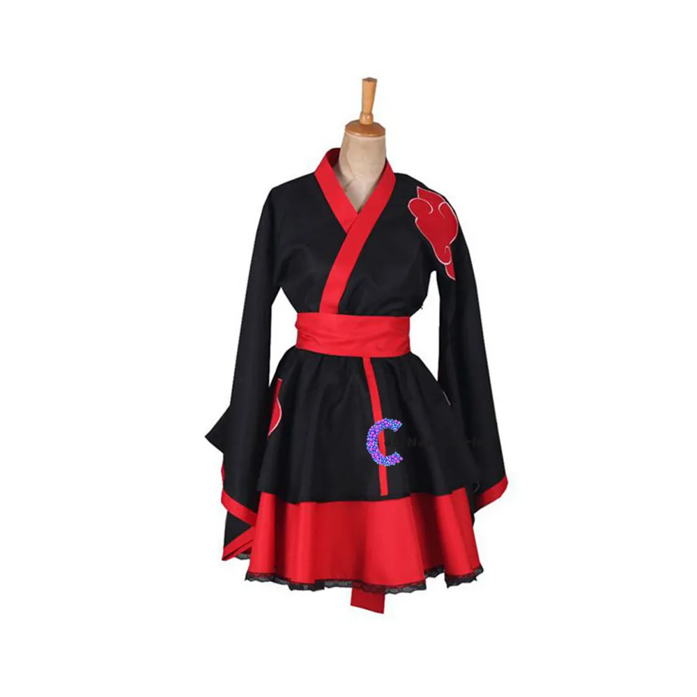 customized new shippuden uzumaki new female lolita kimono dress wig anime cosplay costume for women clothes free global shipping