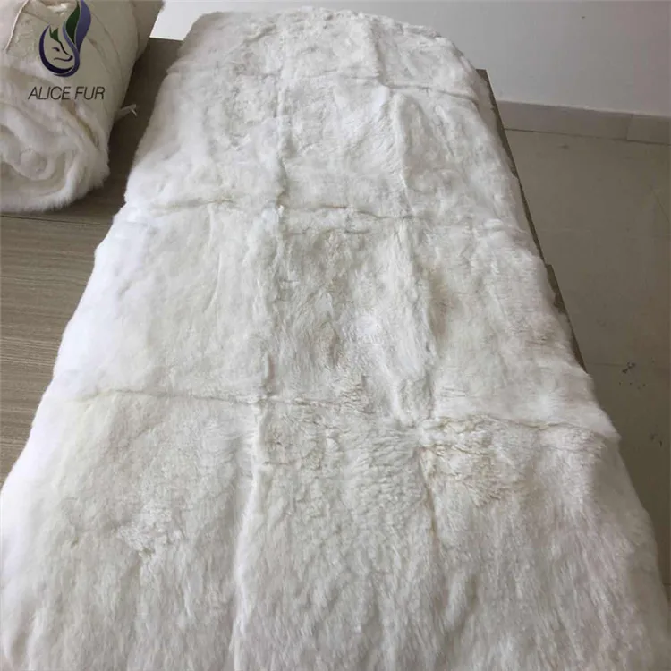 Белый Рекс Rbbit меховой коврик/натуральный одеяло из меха кролика/натуральный