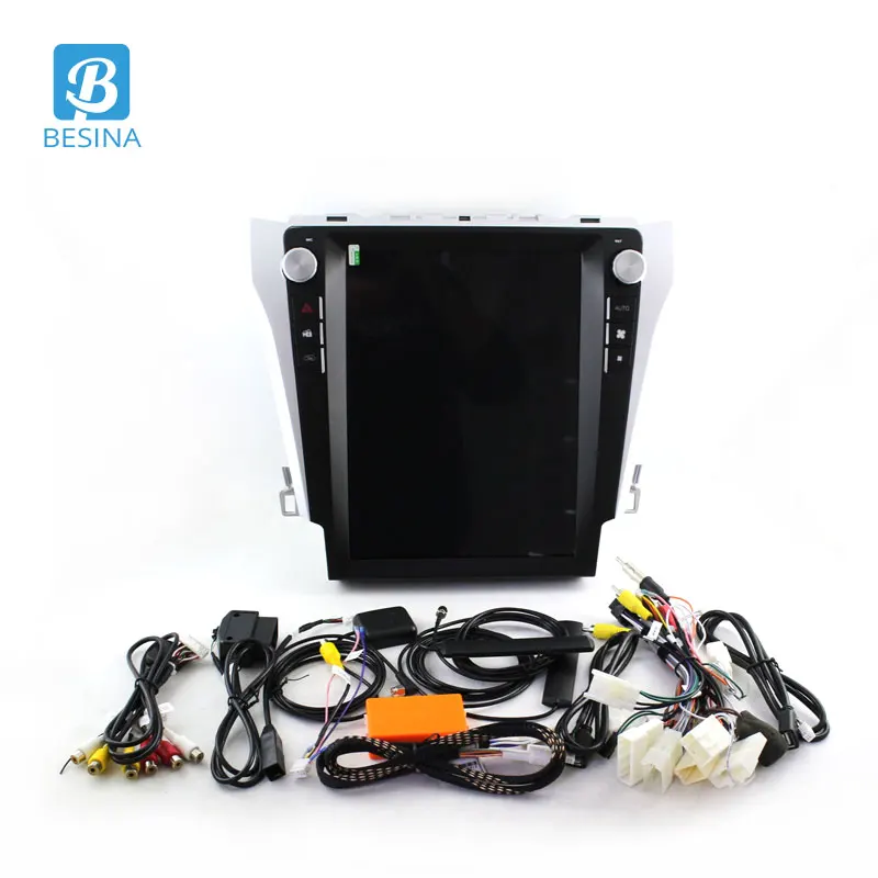 Автомобильный мультимедийный радиоприемник Besina 12 1 дюйма Android 9 для Toyota Camry 2012-2014