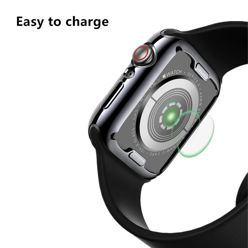Cover Case For Apple Watch band 44mm/40mm  42mm/38mm iwatch screen protector protective bumper apple watch series 5 4 3 44 mm