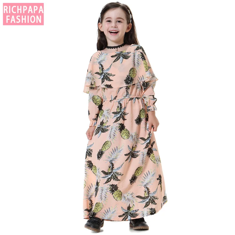 Арабское платье Арабская девушка абайя Дубай кафтан Турция Длинный Облегающий