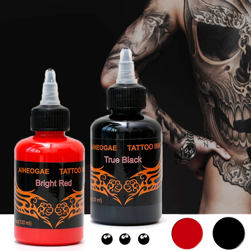 

14 Colors 120ml Body Painting Tattoo Ink Permanent Makeup Tattoo Coloring Pigment Eyebrows Eyeliner Tattoo Paint Body Tattoo Ink