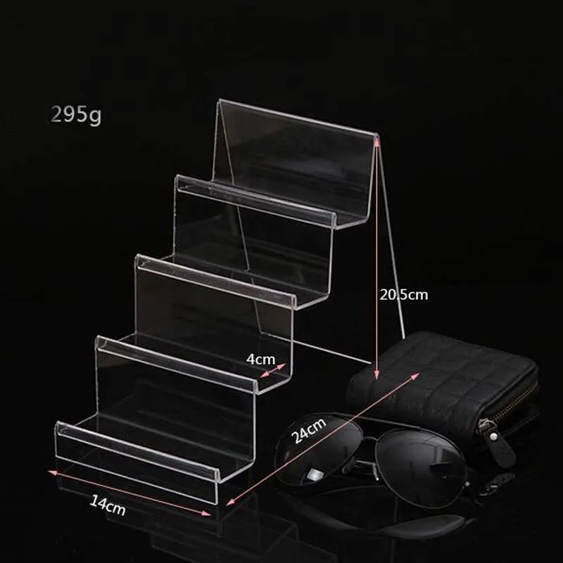 Fashion Acrylic Transparent Display Shelf Mobile book Wallet Glasses Rack Multilayers Cellphone Jewellery DisplayMobile phone