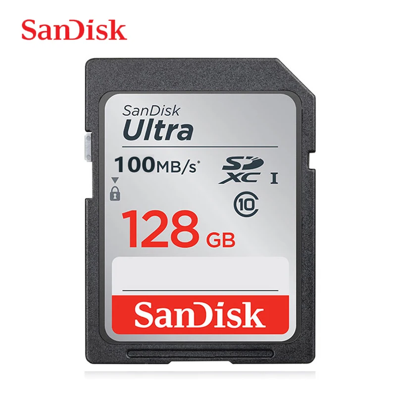 100% Оригинальный двойной флеш накопитель SANDISK SD карта 16 ГБ 32 64 128 256 Гб памяти U3 CLASS 10