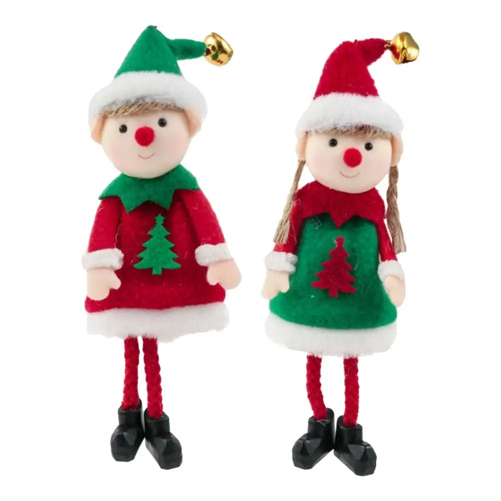 

Elk Angel Doll Pendant Christmas Tree Hangings Angel Doll Ornaments For Christmas Tree Decoration Crafts Plush Doll Gift For