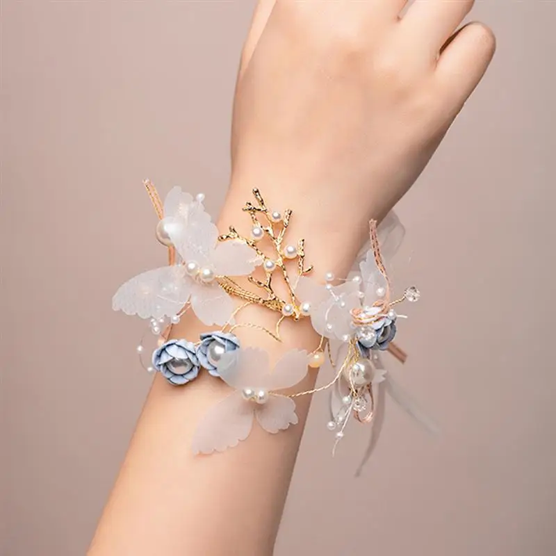 1 шт бутоньерка на запястье для подружки невесты Свадебная повязка цветок