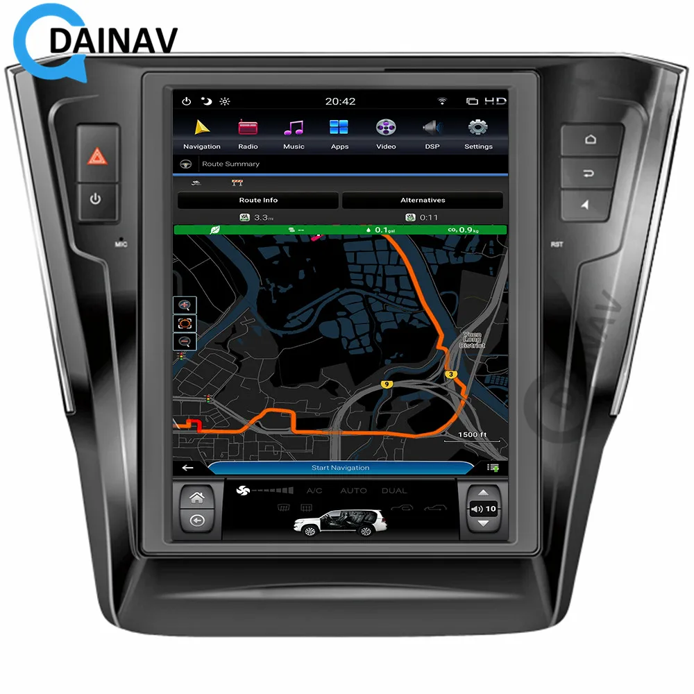 Car Autoradio stereo GPS Navigation For Volkswagen VW-Passat 2016 2017 2018 Vertical screen Multimedia DVD player | Автомобили и