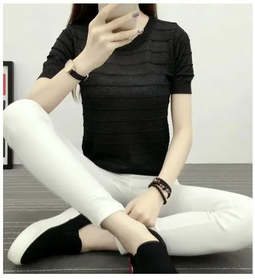 

2020 Tops T Shirt Women Cotton Female Tshirt lvory Cotton