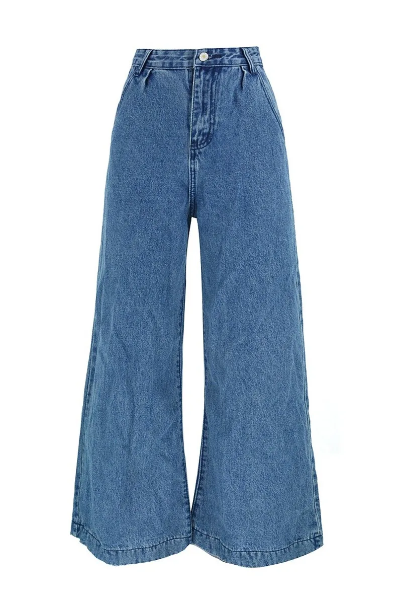 

Loose jeans ladies casual street denim wide leg pants women