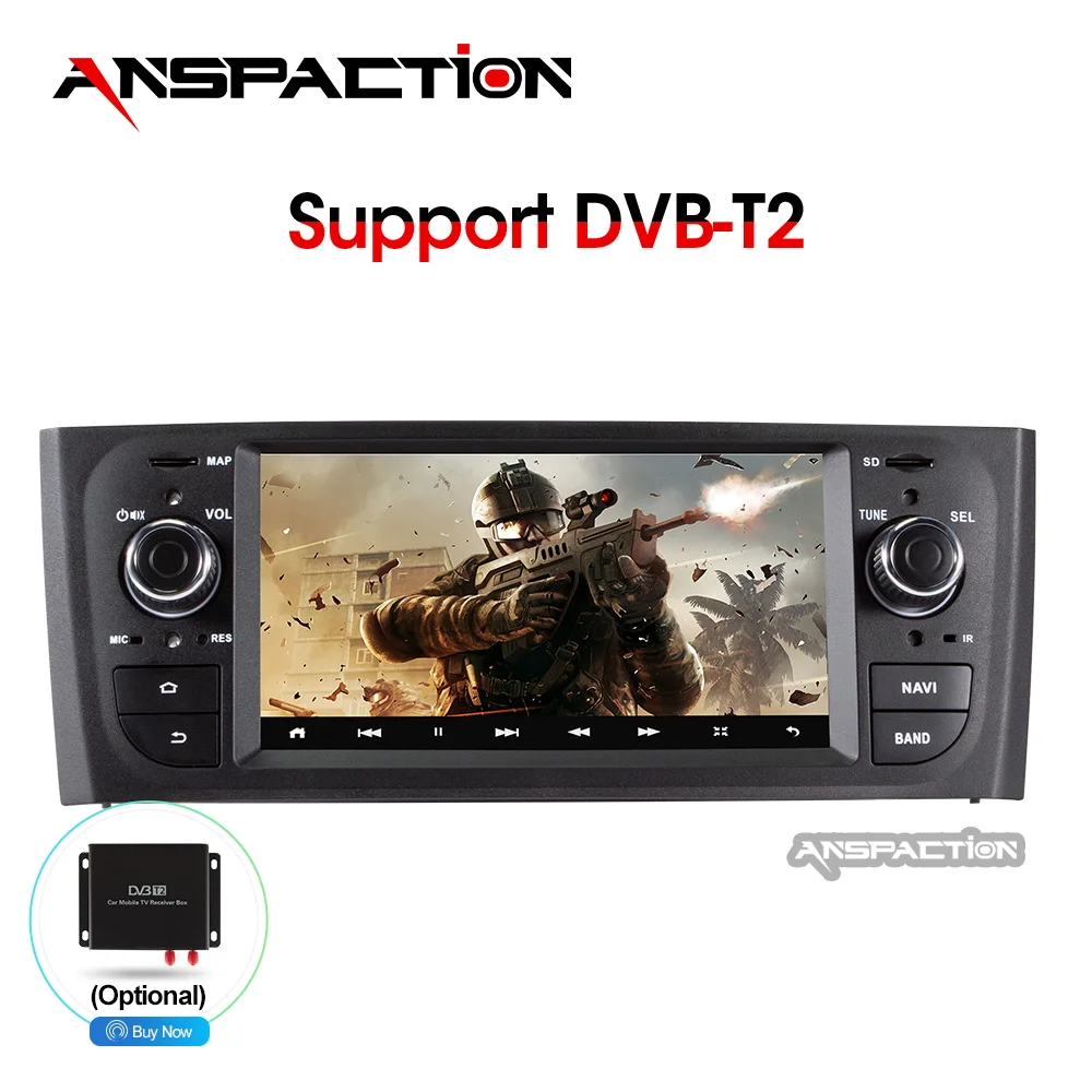 Anspaction 6 1 дюймов Android 8 автомобильный dvd для Fiat Grande Punto 2006-2012 Радио Стерео gps