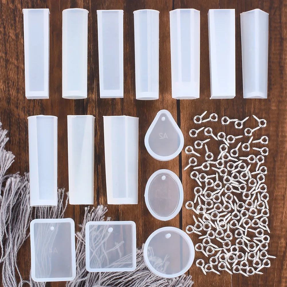 

115 Pcs Diy Bracelet Pendant Jewelry Casting Molds, Silicone Resin Jewelry Molds Set Diy Making Tool Crafting Pendant Earrings