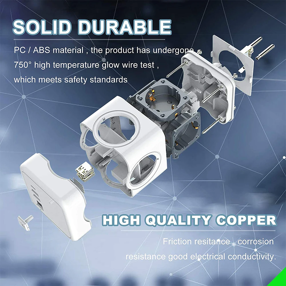 Сетевой удлинитель с евровилкой и выключателем 16 А 250 В |