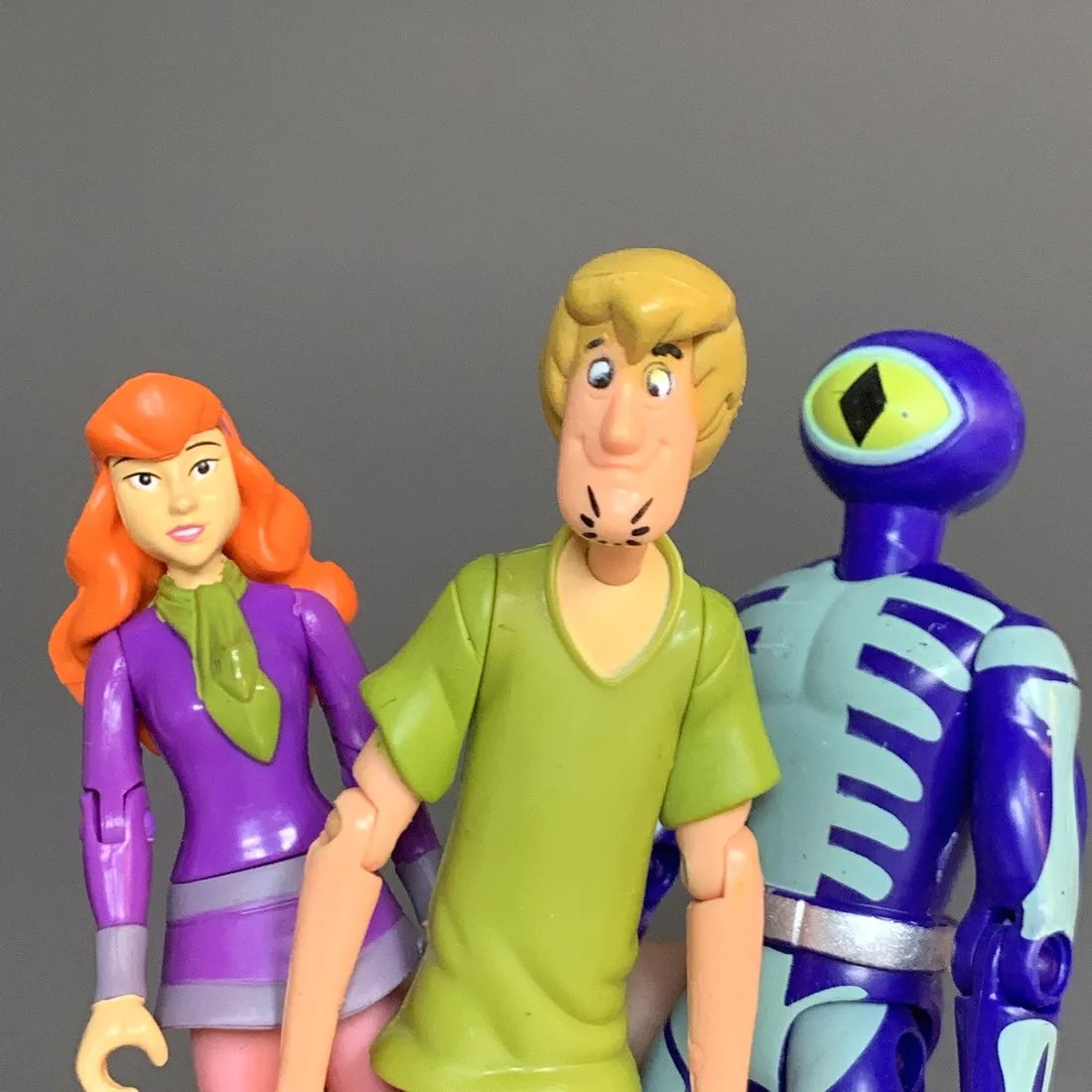 5 шт. Scooby дюймов. Doo Mystery Mates ворсистая собачка Дафна Велма Скелет Человек призрак