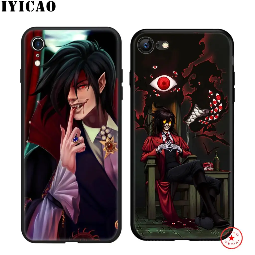 IYICAO Хеллсинг Алукард мягкий черный силиконовый чехол для iPhone 11 Pro Xr Xs Max X или 10 8 7 6
