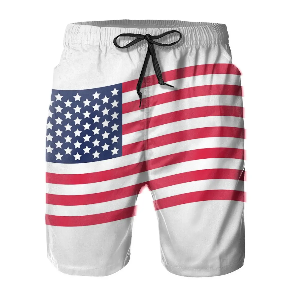 

Повседневные дышащие быстросохнущие спортивные брюки Humor Graphic R333 с флагом США, Гавайские брюки