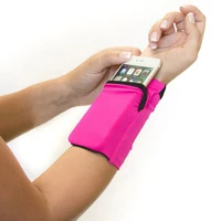 new arm bag ultra thin anti slip wristband wrist armband phone pouch holder sports bags for fitness running cycling