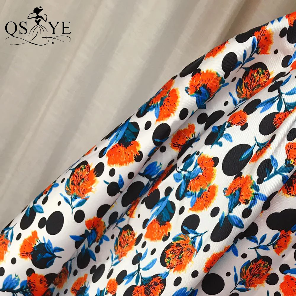 Платье для выпускного вечера с цветочным принтом короткое вечернее платье без