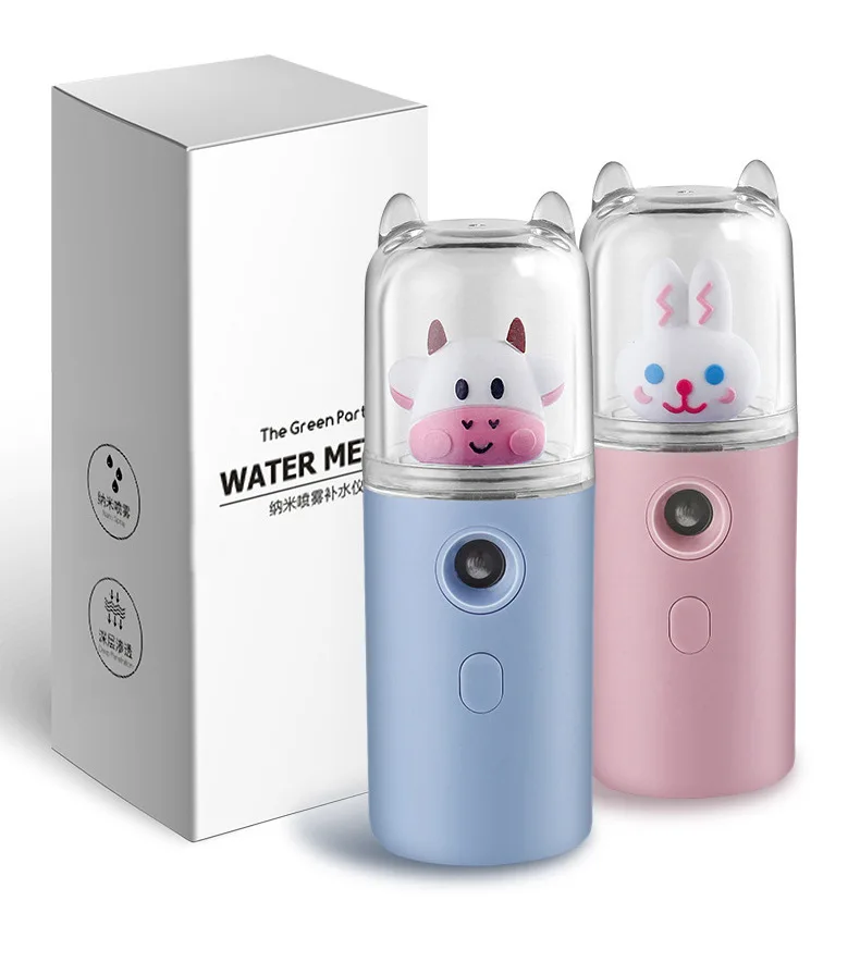 Mini Nano Mist Facial Sprayer Cooler Steamer USB Rechargeable Humidifier Moisturizing Beauty Instruments Face Skin Care | Красота и
