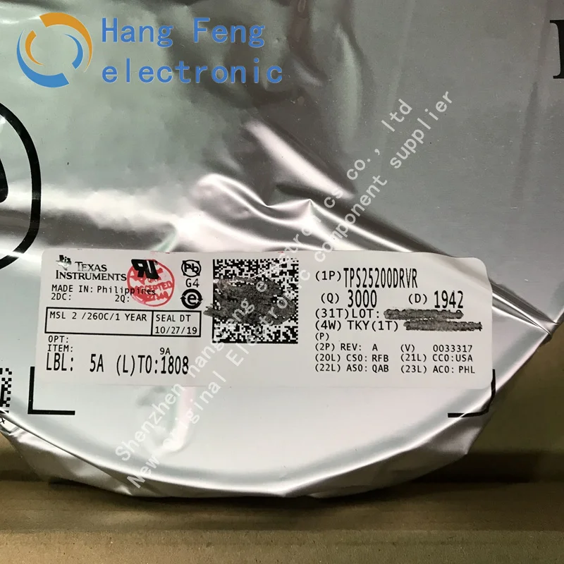 5 шт. TPS25200DRVR TPS25200DRVT TPS25200 Mark электронный чип для электронных предохранителей новый